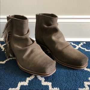 Seychelles Taupe Horde Fringe Boots